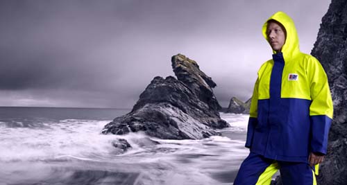 Durable Commercial Fishing Rain Gear Jacket Stormline Stormtex 223 Workwear Rain Suit 